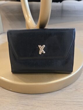 Vintage Black Paloma Piccasso Leather Bi-Fold Wallet. In Great Condition